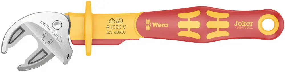 WERA Clé à fourche 6004 Joker VDE 16 - 19 mm ( 4000828047 ) Solde