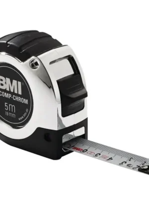 Remise BMI Mètre-ruban de poche chrome longueur 5 m largeur 19 mm mm/cm ( 4000855418 )