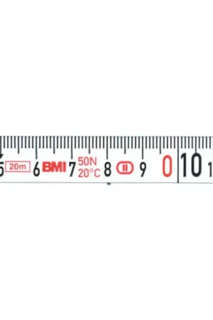 BMI Mètre-ruban de capsule RAYON longueur 10 m largeur de bande 13 mm ( 4000855610 ) Jusqu'à Épuisement Des Stocks