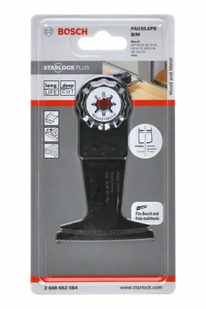 Retour Gratuit Lame de scie plongeante BOSCH PAII 65 APB Largeur 65 mm Profondeur de plongée 50 mm ( 4000907746 )