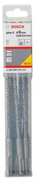 BOSCH Foret marteau Plus-5 Ø 6,0 mm L.150 mm L.210 mm ( 4000909865 ) Prix Bas