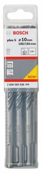 Achat Immédiat Marteau perforateur BOSCH Plus-5 Ø 10,0 mm longueur utile 100 mm longueur 160 mm (4000909871)