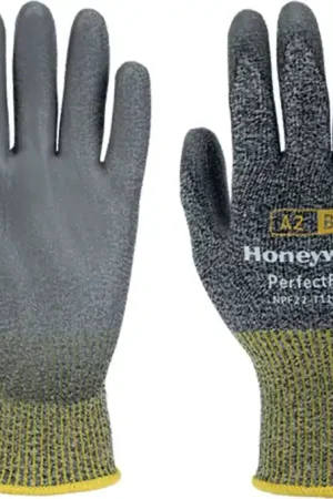 Achetez Aujourd'hui Gants de protection anti-coupures HONEYWELL New Perfect Fit 13G PU A2/B taille 10 gris/jaune ( 4000391439 )