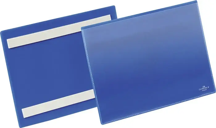 Pochette pour étiquettes DURABLE L210xH148mm bleu (9000451056) Petit Prix