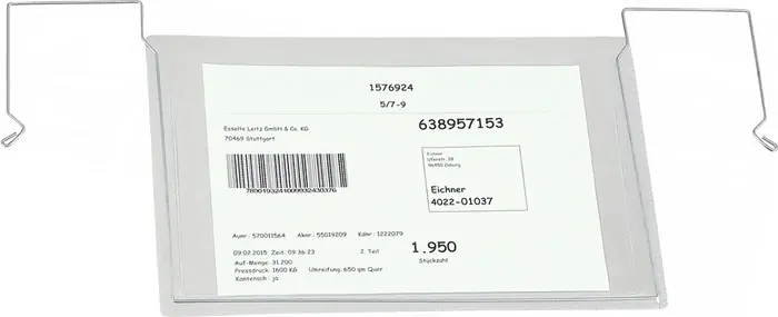 Commander Maintenant Pochette à documents EICHNER L280xH180 mm DIN A5 paysage (9000451091)