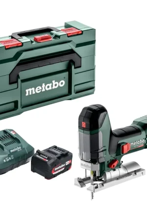 Prix Choc Metabo ST 18 LT 130 BL Scie sauteuse sans fil 18 V 130 mm Brushless + 1x batterie 4,0 Ah + chargeur + Metabox
