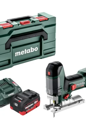 Petit Prix Metabo ST 18 LT 130 BL Scie sauteuse sans fil 18 V 130 mm Brushless + 1x batterie LiHD 5,5 Ah + chargeur + Metabox