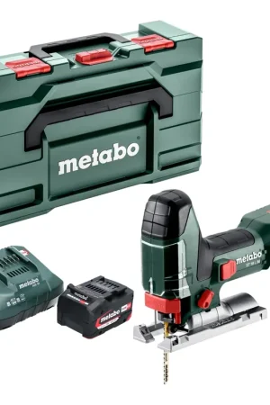 Solde Metabo ST 18 L 90 Scie sauteuse sans fil 18 V 90 mm + 1x batterie 4,0 Ah + chargeur + Metabox