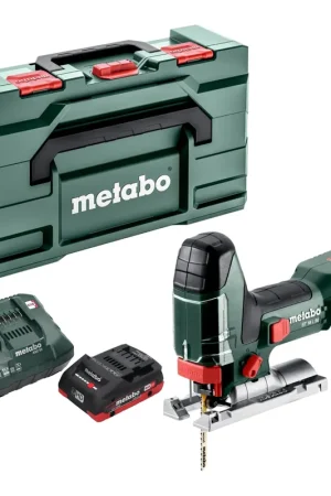 Metabo ST 18 L 90 Scie sauteuse sans fil 18 V 90 mm + 1x batterie LiHD 4,0 Ah + chargeur + Metabox Quantité Limitée