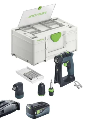 Soldes Festool CXS 18-Basic-Set Perceuse-visseuse sans fil 18 V 40 Nm Brushless + 1x batterie 5,0 Ah + chargeur rapide + Systainer