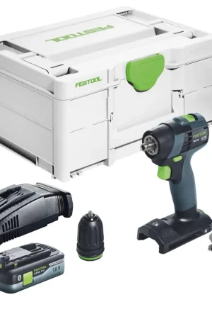 Commande En Gros Festool TXS 18-Basic Perceuse-visseuse sans fil 18 V 40 Nm Brushless + 1x batterie 4,0 Ah + chargeur rapide + Systainer