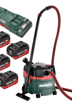 Acheter Direct Metabo AS 36 18 L 20 PC Aspirateur eau et poussières sans fil 36 V ( 2x 18 V ) 20 L + 4x batterie LiHD 10,0 Ah + chargeur double