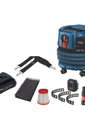 Vente Flash Bosch GAS 18V-12 MC Professional Aspirateur à batterie BITURBO Brushless + 1x batterie ProCore 4,0 Ah + accessoires - sans chargeur