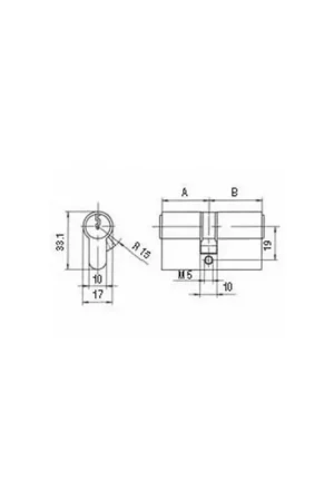 Cylindre double profilé BKS PZ 8800 31/35 mm ( 3000251941 ) Prix Promo