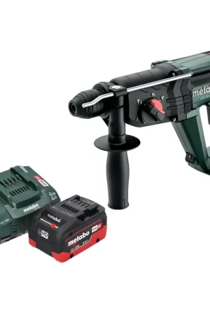 Solde Metabo KH 18 LTX 24 Marteau combiné sans fil 18 V 2,1 J SDS Plus + 1x batterie LiHD 5,5 Ah + chargeur
