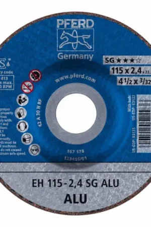 PFERD Disque à tronçonner SG ALU D125x2,4 mm contre-coudé ( 4000841331 ) Jusqu'à Épuisement Des Stocks
