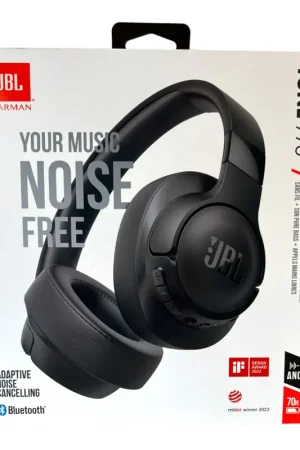 Casque JBL Tune 770NC Bluetooth 5.3 Pure Bass Sound Noir jusqu'à 70 heures d'autonomie Vainqueur Reddot 2023 Jusqu'à Épuisement Des Stocks