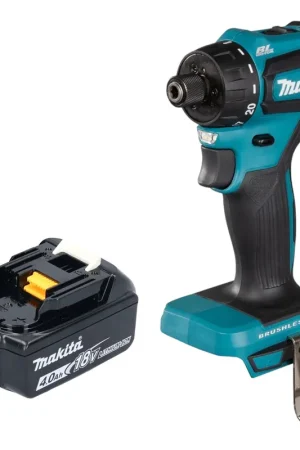 Paiement Sécurisé Makita DDF 083 M1 Perceuse-visseuse sans fil 18 V 40 Nm 1/4'' Brushless + 1x batterie 4,0 Ah - sans chargeur