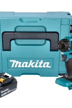Makita DDF 083 F1J Perceuse-visseuse sans fil 18 V 40 Nm 1/4'' Brushless + 1x batterie 3,0 Ah + Makpac - sans chargeur Commander Maintenant