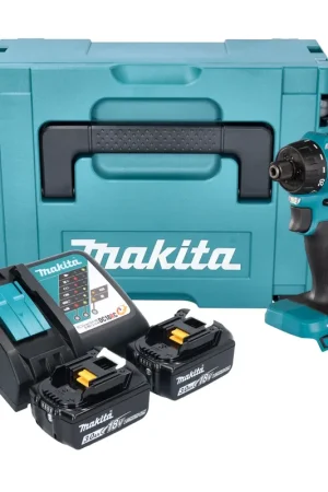 Top Vente Makita DDF 083 RFJ Perceuse-visseuse sans fil 18 V 40 Nm 1/4'' Brushless + 2x batterie 3,0 Ah + chargeur + Makpac