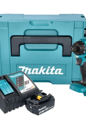Top Vente Makita DDF 083 RM1J Perceuse-visseuse sans fil 18 V 40 Nm 1/4'' Brushless + 1x batterie 4,0 Ah + chargeur + Makpac