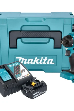 Retour Gratuit Makita DDF 083 RG1J Perceuse-visseuse sans fil 18 V 40 Nm 1/4'' Brushless + 1x batterie 6,0 Ah + chargeur + Makpac