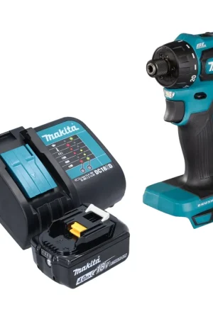 Nouveauté Makita DDF 083 SM1 Perceuse-visseuse sans fil 18 V 40 Nm 1/4'' Brushless + 1x batterie 4,0 Ah + chargeur