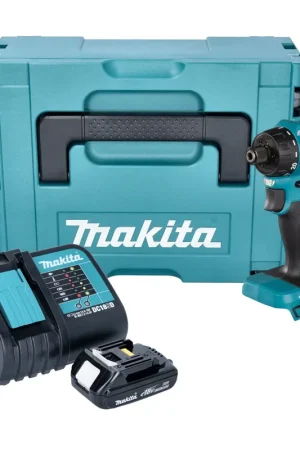 Haute Qualité Makita DDF 083 SY1J Perceuse-visseuse sans fil 18 V 40 Nm 1/4'' Brushless + 1x batterie 1,5 Ah + chargeur + Makpac