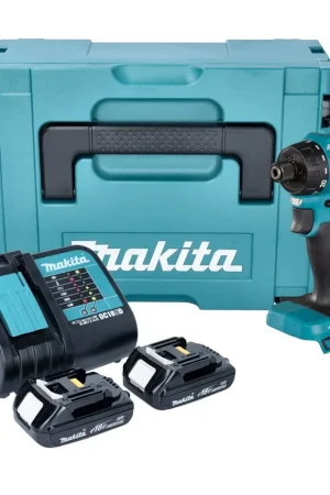 Remise Makita DDF 083 SYJ Perceuse-visseuse sans fil 18 V 40 Nm 1/4'' Brushless + 2x batterie 1,5 Ah + chargeur + Makpac