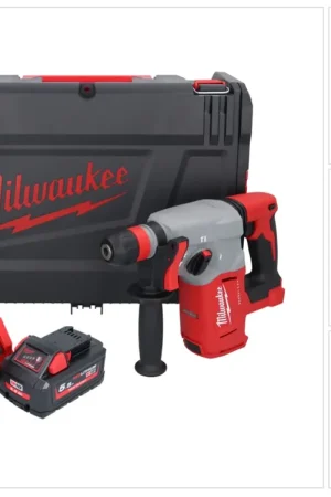 Marteau combiné à batterie Milwaukee M18 BLHX-551X 18 V 2,3 J brushless + 1x batterie 5,5 Ah + chargeur + boîtier HD Acheter Direct