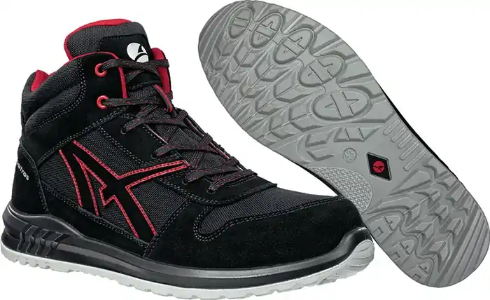 ALBATROS Bottes de sécurité CLIFTON MID taille 42 noir/rouge ( 4300700682 ) Quantité Limitée