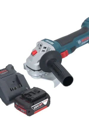 Bosch GWS 18V-7 Professional Meuleuse angulaire sans fil 18 V 125 mm Brushless + 1x batterie 5,0 Ah + chargeur Quantité Limitée