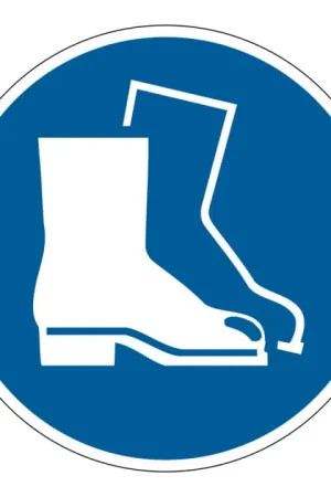 Acheter Direct DURABLE Pictogramme d'obligation ASR A1.3/DIN EN ISO 7010 utiliser protection des pieds ( 4000355256 )