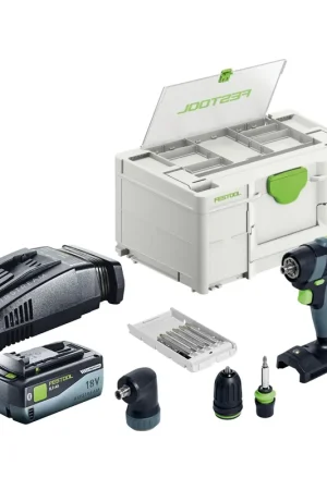 Usine Directe Festool TXS 18-Basic set perceuse-visseuse sans fil 18 V 40 Nm sans balais + 1x batterie 8,0 Ah + chargeur rapide + systainer