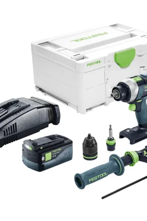 Nouveauté Festool TDC 18/4 I-Basic Perceuse-visseuse sans fil 18 V 75 Nm Brushless + 1x batterie 5,0 Ah + chargeur rapide + Systainer