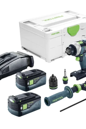 Festool TDC 18/4 I-Basic Perceuse-visseuse sans fil 18 V 75 Nm Brushless + 2x batterie 5,0 Ah + chargeur rapide + Systainer Commande En Gros