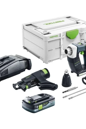Retour Gratuit Festool DURADRIVE DWC 18-2500 Basic Visseuse de chantier sans fil 18 V 18 Nm Brushless + 1x batterie 4,0 Ah + chargeur rapide + Systainer