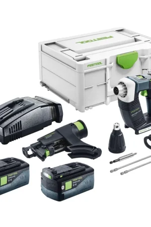 Commander Maintenant Festool DURADRIVE DWC 18-2500 Basic Visseuse de chantier sans fil 18 V 18 Nm Brushless + 2x batterie 5,0 Ah + chargeur rapide + Systainer