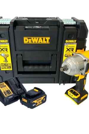 Vente Directe Clé à chocs sans fil DeWalt DCF 900 M1T 18 V 1396 Nm 1/2" + 1x batterie 4,0 Ah + chargeur + TSTAK