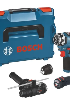 Bosch GSR 12V-35 FC Perceuse-visseuse sans fil 12 V 35 Nm Brushless + 1x batterie 3,0 Ah + 2x embouts + L-Boxx - sans chargeur Bon Plan