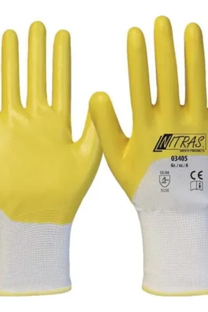 NITRAS Gant 03405 taille 9 blanc/jaune ( 8000636644 ) Expédition Rapide