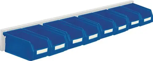 Affaire À Saisir RASTERPLAN Jeu de boîtes de rangement ouvertes H100xl920xP180mm tôle d'acier/polyéthyl. ( 9000428236 )