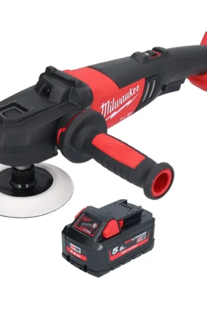 Milwaukee M18 FAP180-551 Polisseuse sans fil 18 V 180 mm Brushless + 1x batterie 5,5 Ah - sans chargeur Prix Promo