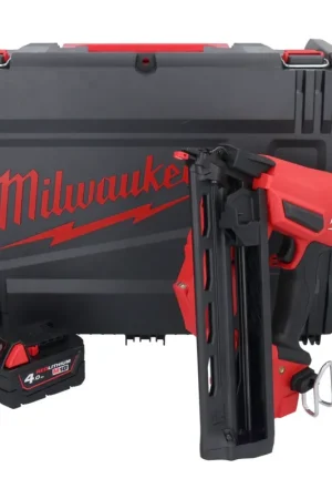 Acheter Direct Cloueur sur batterie Milwaukee M18 FN16GA-401X 18 V 32 - 64 mm sans balais + 1x batterie 4,0 Ah + boîtier HD - sans chargeur