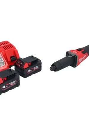 Meuleuse droite à batterie Milwaukee M18 FDGRB-402 18 V 50 mm sans balais + 2x batteries 4,0 Ah + chargeur Expédié Aujourd'hui