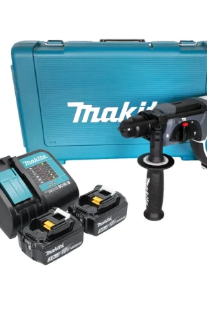 Makita DHR 202 SF2W Marteau perforateur sans fil 18 V 20 mm 2,0 J blanc + 2x batterie 3,0 Ah + chargeur + coffret Produit De Marque