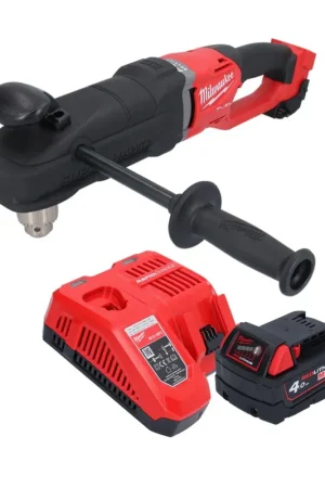 Prix Bas Milwaukee M18 FRAD2-401 Perceuse d'angle sans fil 18 V 122 Nm Brushless + 1x batterie 4,0 Ah + chargeur