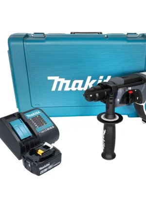 Makita DHR 202 SG1W Marteau perforateur sans fil 18 V 20 mm 2,0 J blanc + 1x batterie 6,0 Ah + chargeur + coffret Vente Directe