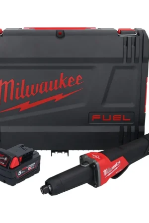 Commande En Gros Meuleuse droite à batterie Milwaukee M18 FDGROVPDB-501X 18 V brushless + 1x batterie 5,0 Ah + boîtier HD - sans chargeur