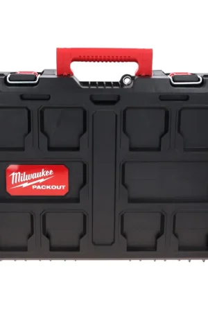 Milwaukee PACKOUT Mallette Toolbox 525 x 380 x 150 mm + insert pour visseuse à percussion 18V / perceuse-visseuse à percussion / perceuse-visseuse Expédié Aujourd'hui